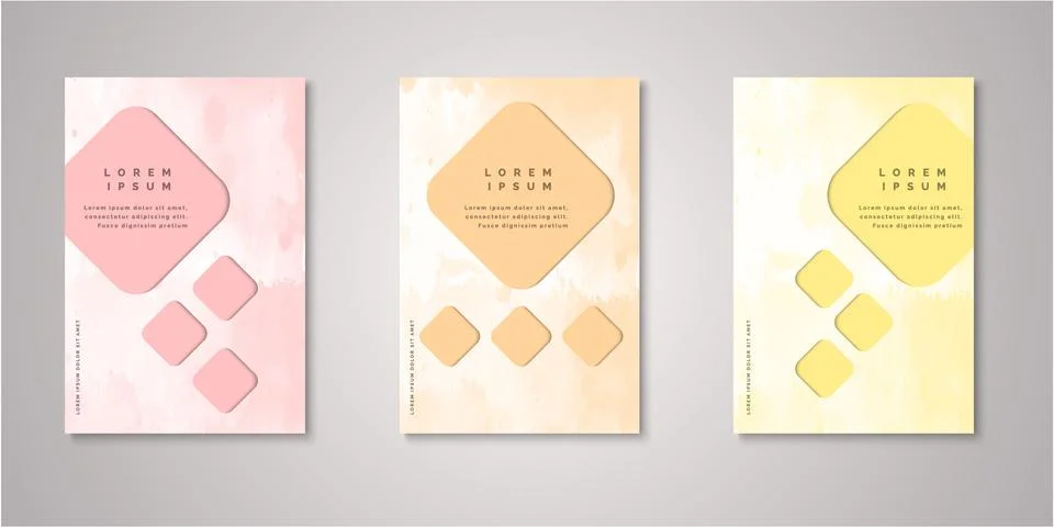 Set of background for covers design Stock Illustration