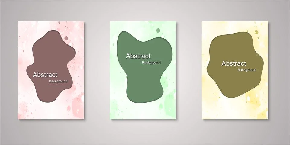 Set of background for covers design Stock Illustration