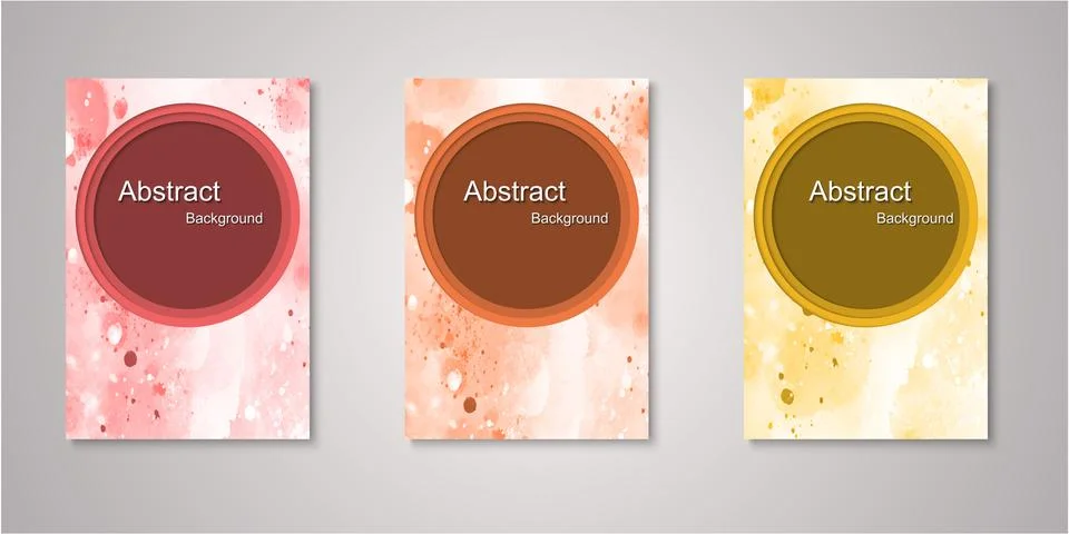 Set of background for covers design Stock Illustration