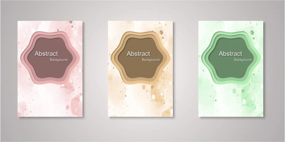 Set of background for covers design Stock Illustration