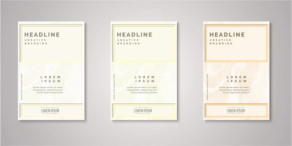 Set of background for covers design Stock Illustration
