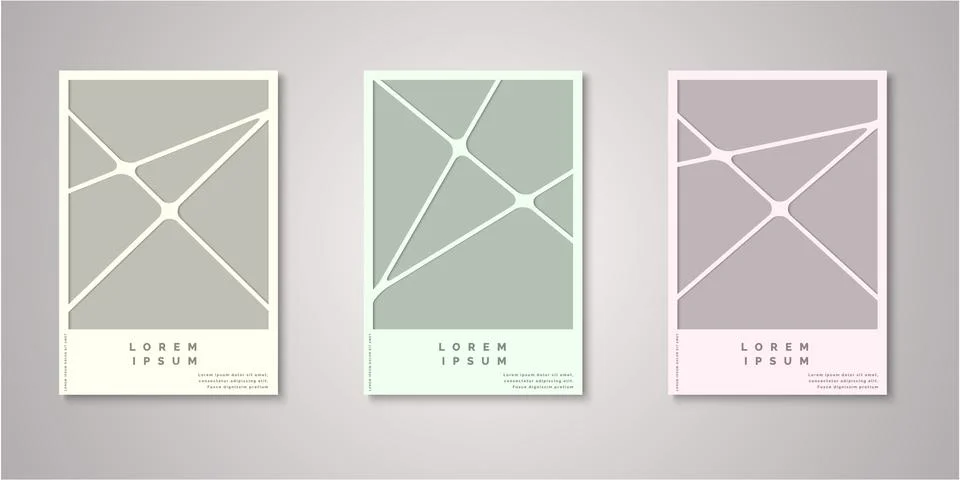 Set of background for covers design Stock Illustration
