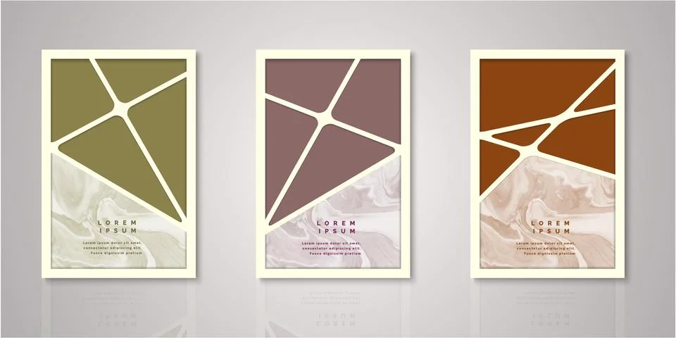 Set of background for covers design Stock Illustration