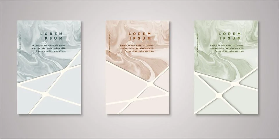 Set of background for covers design Stock Illustration