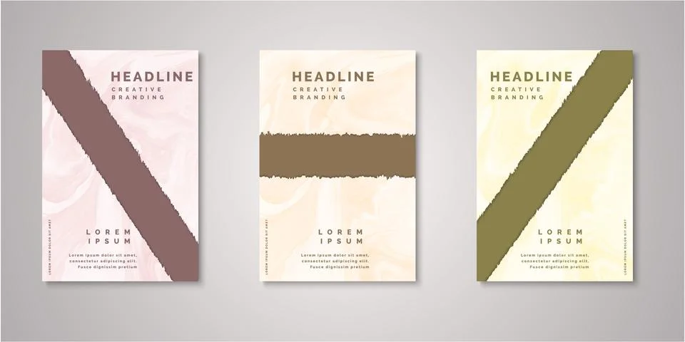 Set of background for covers design Stock Illustration