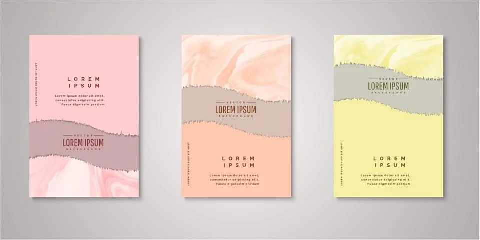 Set of background for covers design Stock Illustration
