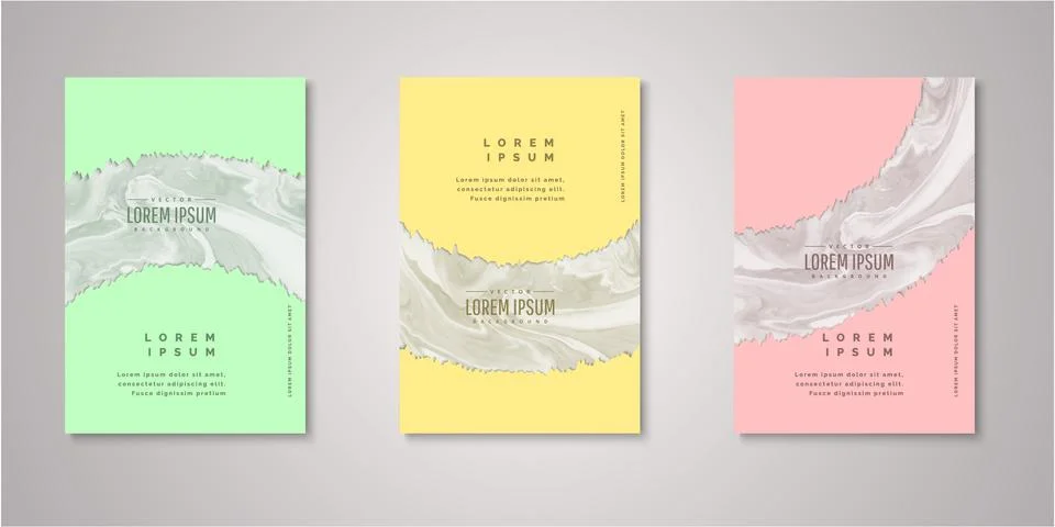 Set of background for covers design Stock Illustration