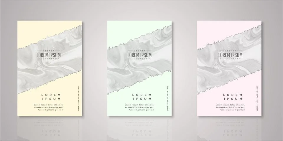 Set of background for covers design Stock Illustration