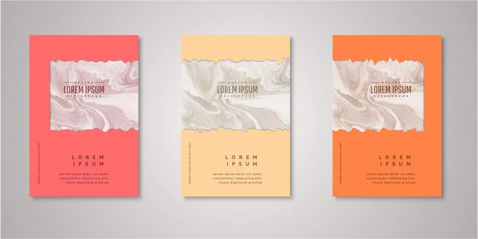 Set of background for covers design Stock Illustration
