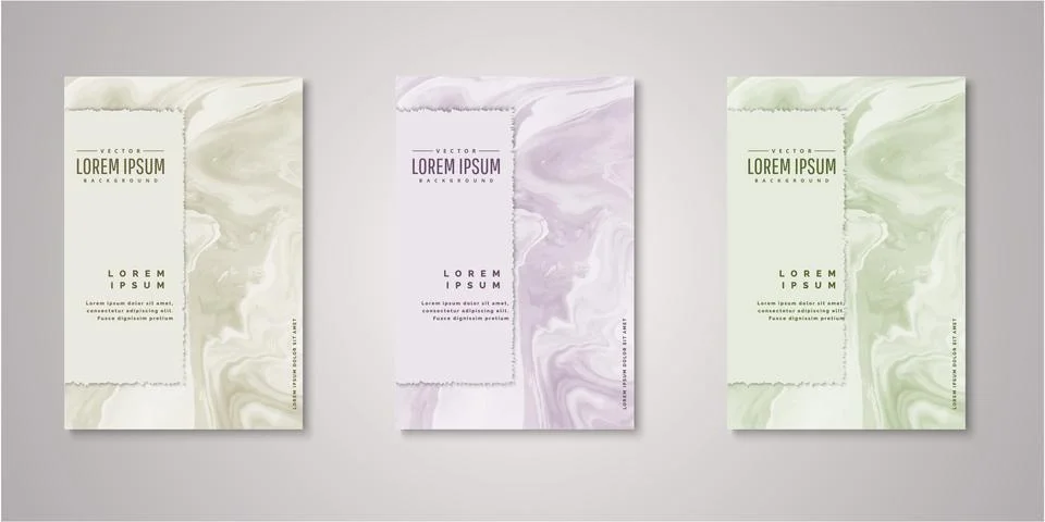 Set of background for covers design Illustrazione stock