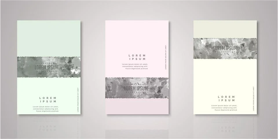 Set of background for covers design Stock Illustration