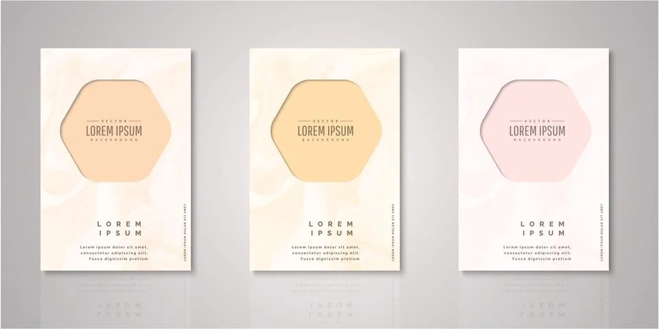 Set of background for covers design Illustrazione stock