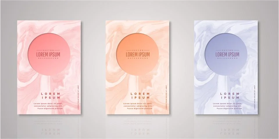 Set of background for covers design Stock Illustration