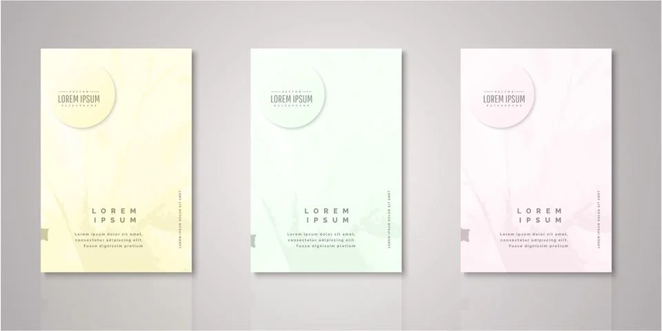 Set of background for covers design Stock Illustration