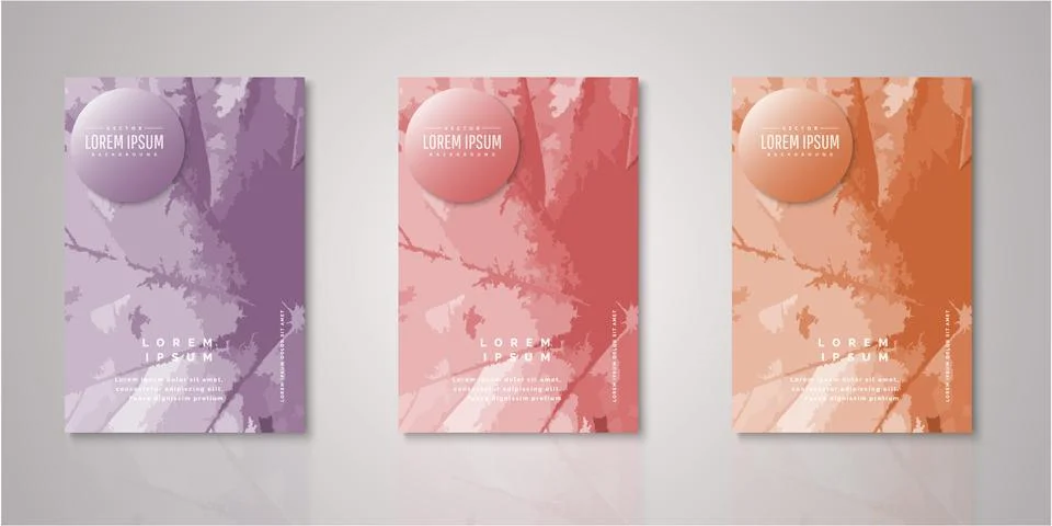 Set of background for covers design Stock Illustration