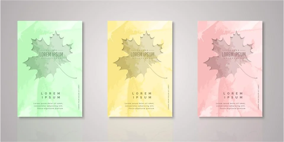 Set of background for covers design Stock Illustration