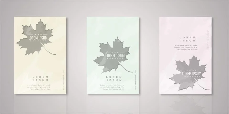 Set of background for covers design Stock Illustration