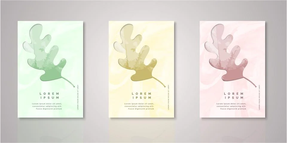 Set of background for covers design Stock Illustration