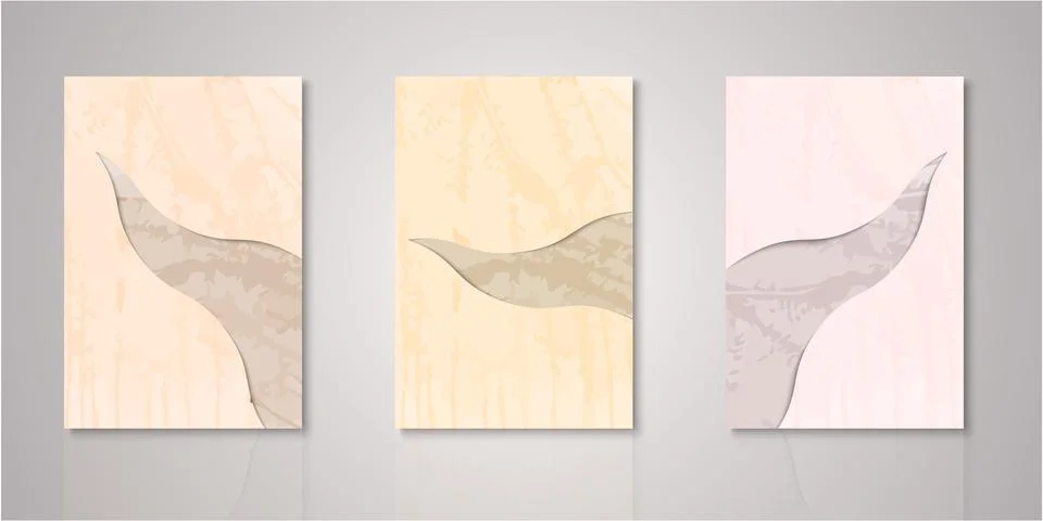 Set of background for covers design Stock Illustration