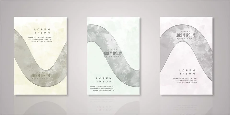 Set of background for covers design Stock Illustration