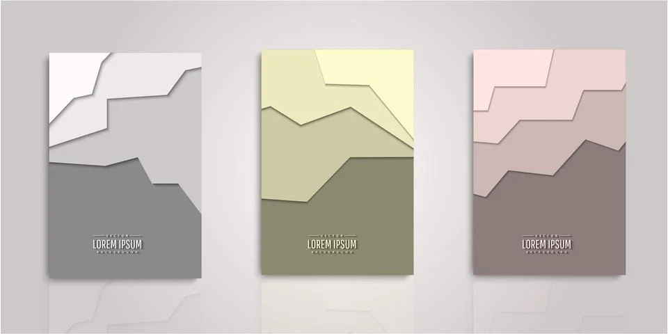 Set of background for covers design Stock Illustration