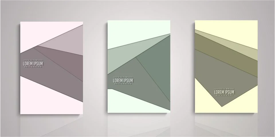 Set of background for covers design Stock Illustration