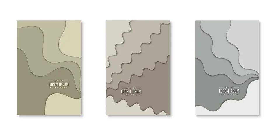 Set of background for covers design Stock Illustration