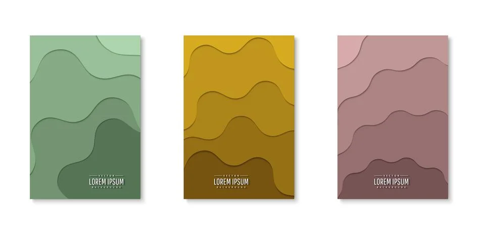 Set of background for covers design Stock Illustration