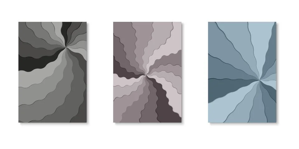 Set of background for covers design Stock Illustration