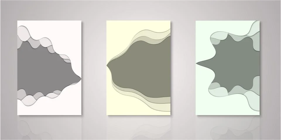 Set of background for covers design Stock Illustration