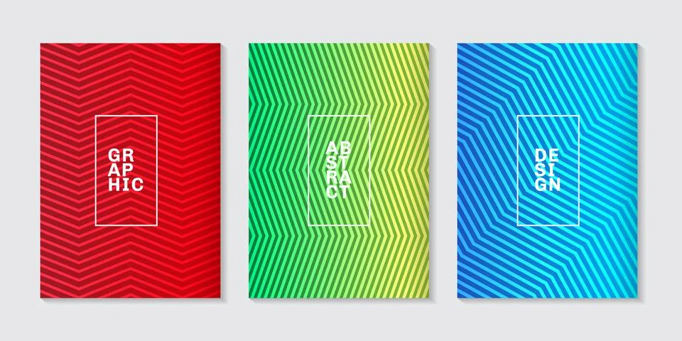 Set of background minimal covers design abstract cool halftone gradient line 스톡 일러스트