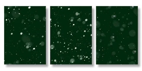 Set of backgrounds with bokeh effect. Abstract background Stock Illustration