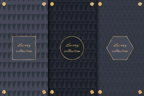 Set of backgrounds for chic products Stock Illustration