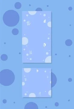 Set of  backgrounds with  elements for social media networks. Story and post  Ilustración de archivo