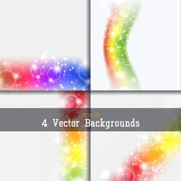 Set of backgrounds 스톡 일러스트