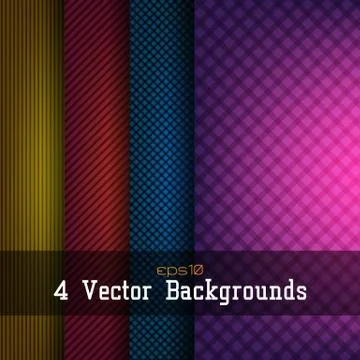 Set of backgrounds Stock Illustration