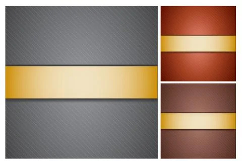 Set with backgrounds. Stock Illustration