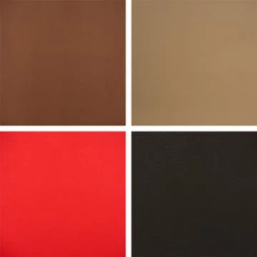 Set from backgrounds of leather texture Foto stock