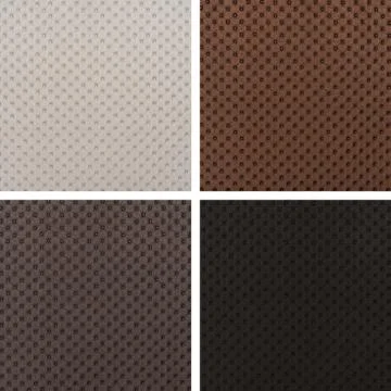 Set from backgrounds of leather texture Stock Photos