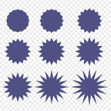 Set of badges - Big set of vector graphic circle frames for design Stock Illustration