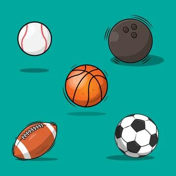 Set of Ball Stock Illustration