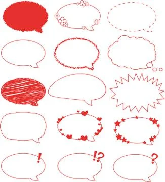 Set of balloons Stock Illustration