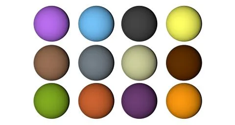 Set of balls Stock Illustration