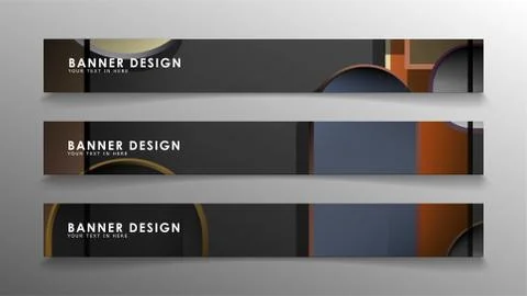 Set the banner abstract background. Rectangular, round in brick and stone col Illustrazione stock