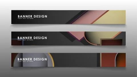 Set the banner abstract background. Rectangular, round in brick and stone col Illustrazione stock