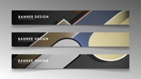 Set the banner abstract background. Rectangular, round in brick and stone col Stock Illustration