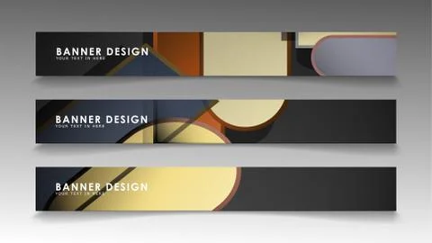 Set the banner abstract background. Rectangular, round in brick and stone col Illustrazione stock