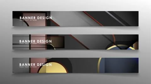 Set the banner abstract background. Rectangular, round in brick and stone col Stock Illustration