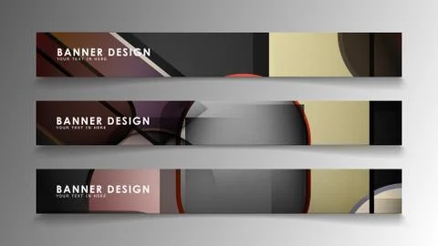 Set the banner abstract background. Rectangular, round in brick and stone col Stock Illustration