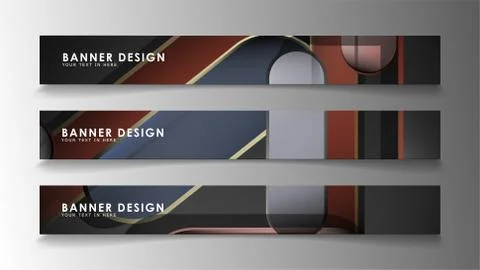 Set the banner abstract background. Rectangular, round in brick and stone col Stock Illustration